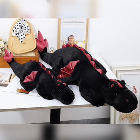 Leahaoe dragon plush soft and durable material for daily use