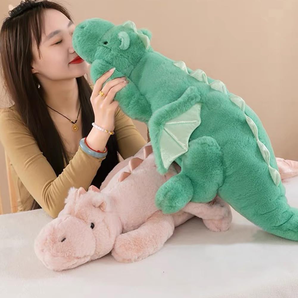 Leahaoe dragon stuffed animal offers three sizes to fit preferences.