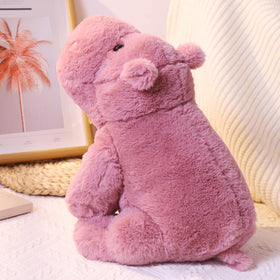Leahaoe gift-ready weighted hippo plush for thoughtful present