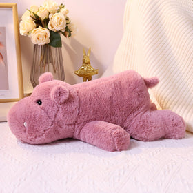 Leahaoe hand-wash recommended hippo plush for easy care
