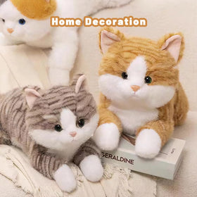 Leahaoe large weighted cat 26-inch weight detail, 5 lb for comforting pressure.