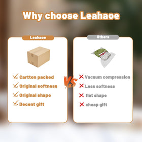 Leahaoe weighted cat plush makes a thoughtful gift.