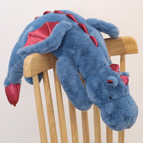 Leahaoe weighted dragon back profile showcases plush texture and gentle proportions.