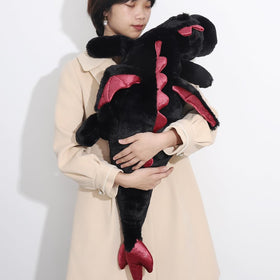 Leahaoe weighted dragon plush suitable for kids and adults seeking relaxation