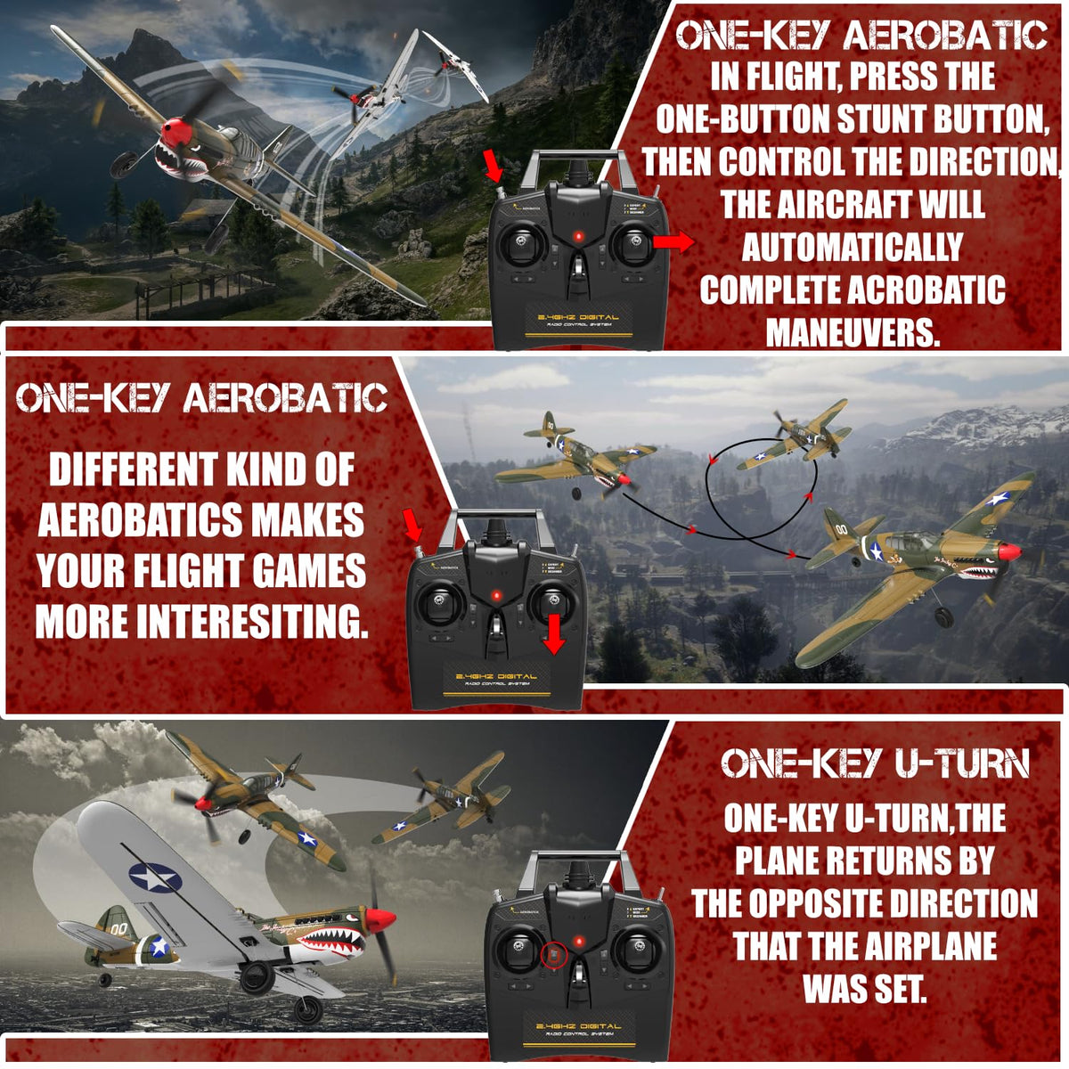 LEAMBE RC Plane EPP foam crash-resistant body for outdoor use