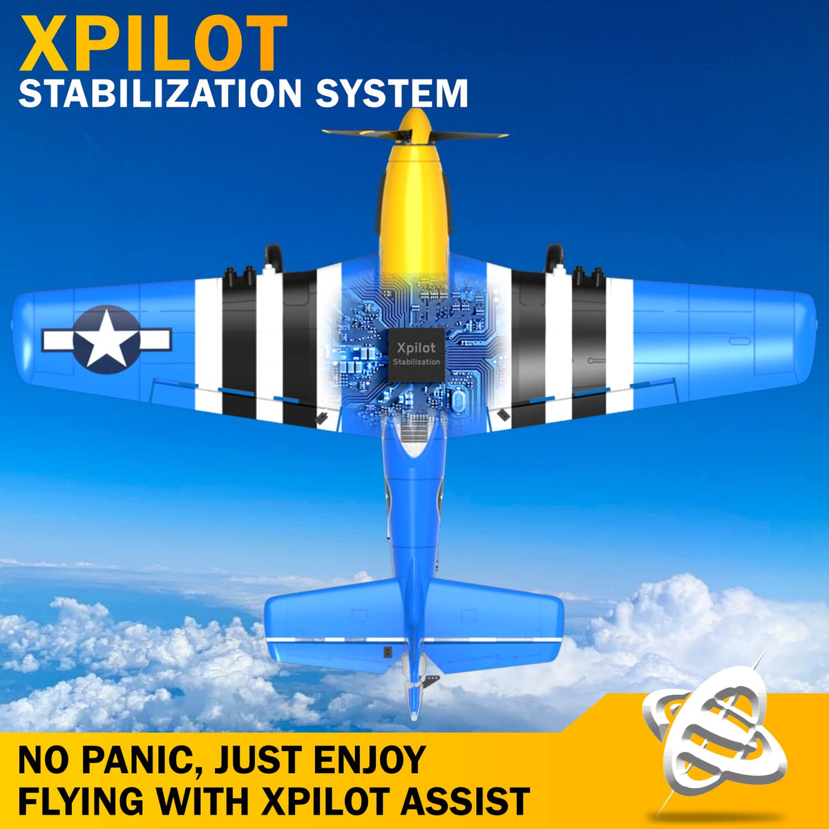 LEAMBE XPILOT stabilization system provides smoother beginner flights.