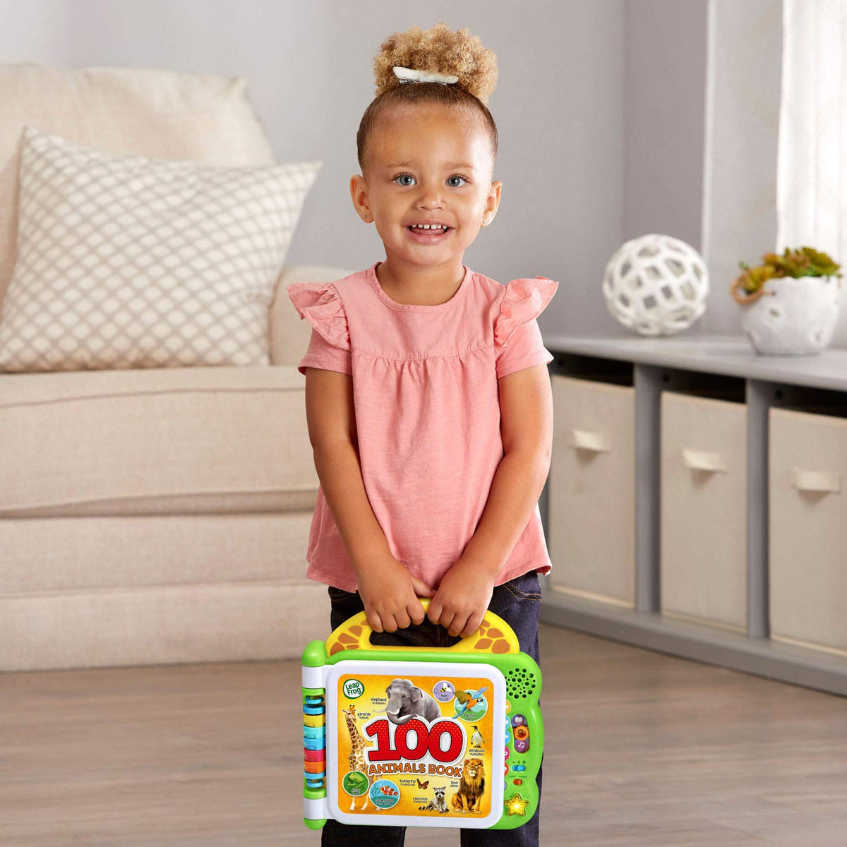 LeapFrog 100 Animals Book green ocean habitat page provides interactive exploration