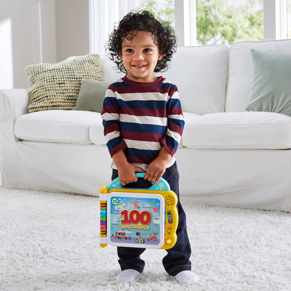 LeapFrog 100 Things That Go age 18 months design supports curious toddlers.
