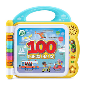LeapFrog 100 Things That Go cover with vibrant illustrations invites early vocabulary exploration.