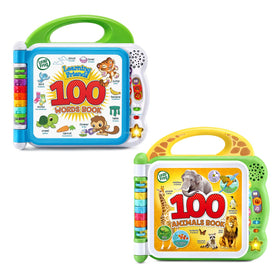 LeapFrog 100 Words and 100 Animals front cover inviting curiosity and bilingual learning.