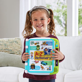 LeapFrog A to Z Learn with Me Dictionary tactile pages invite hands-on discovery