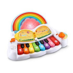 LeapFrog rainbow lights piano designed for babies six months and up with demo batteries