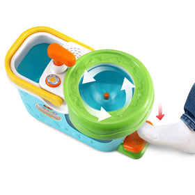 LeapFrog Clean Sweep cleaning cloth included for quick wipe-up play