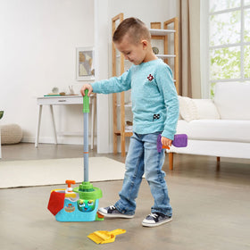 LeapFrog Clean Sweep muddy paw prints encourage tidying up
