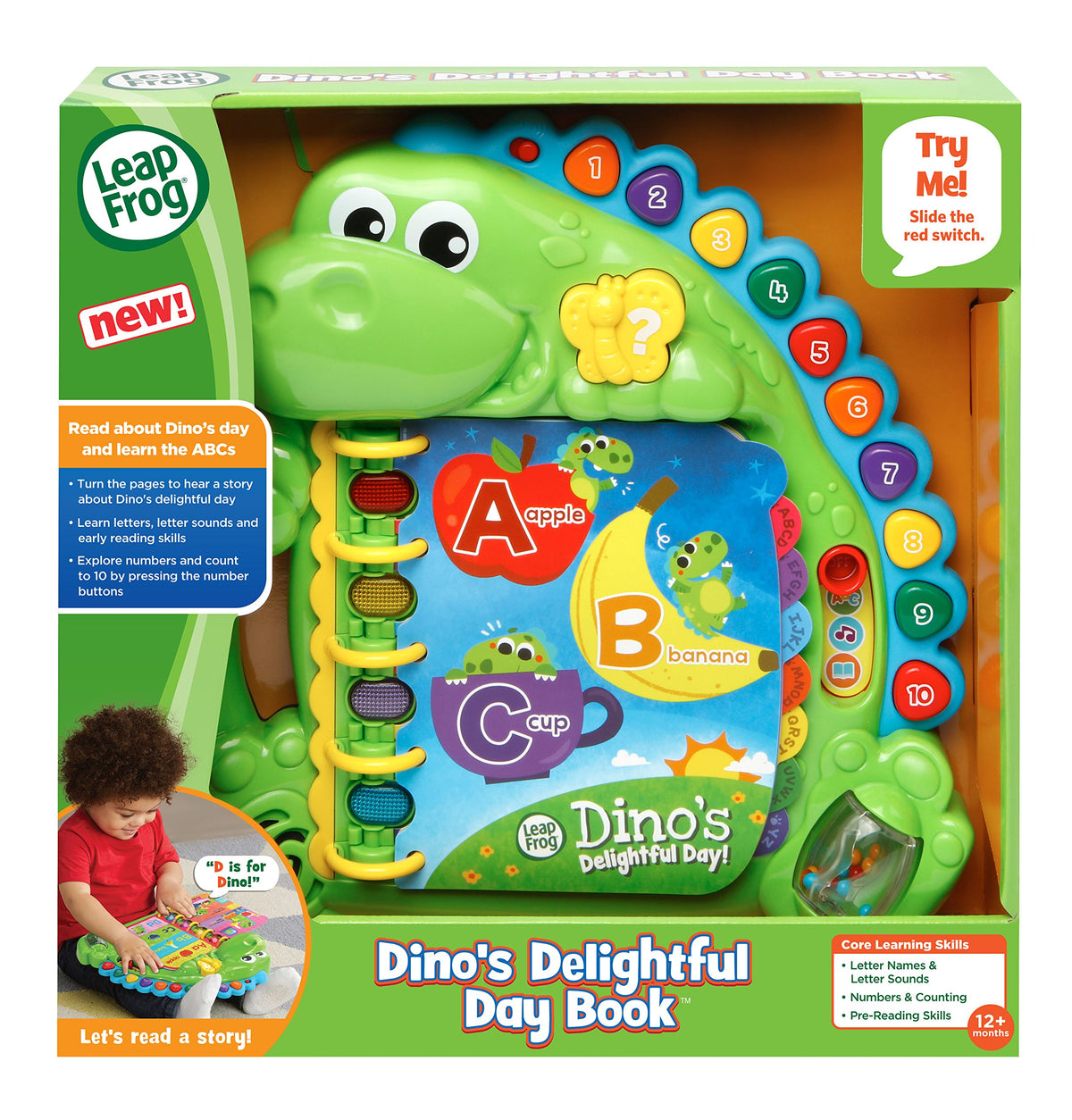LeapFrog's engaging story and vibrant illustrations connect letters to words.