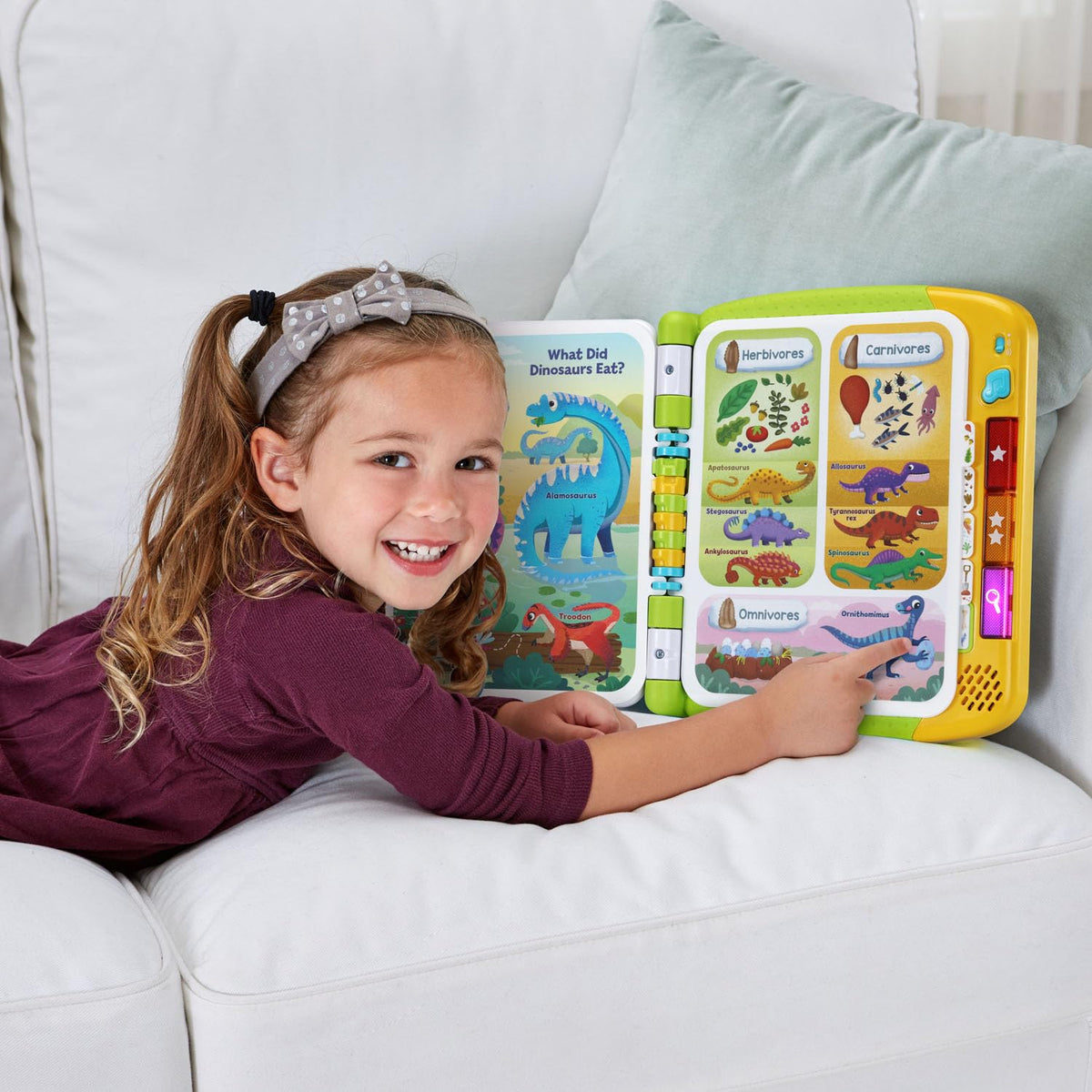 LeapFrog music button page enables roar-along with catchy tunes