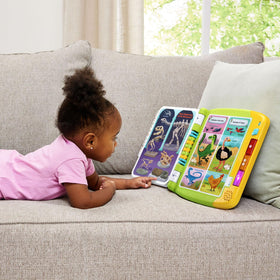 LeapFrog packaging shows suitability for ages 2+ and demo batteries