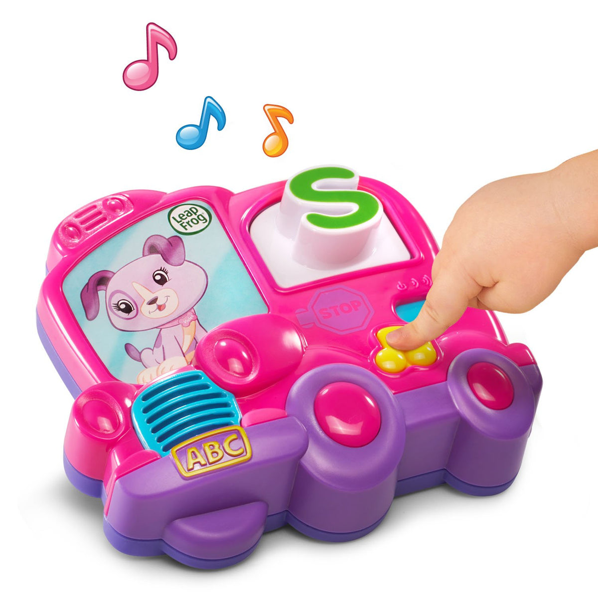 LeapFrog Violet voice guides letter names and sounds clearly