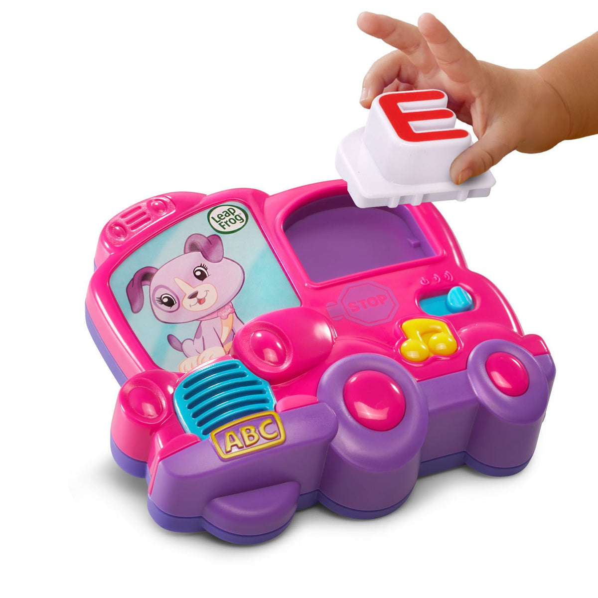 LeapFrog Word and sentence prompts reinforce letter-based vocabulary
