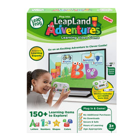 LeapFrog LeapLand Adventures choose-character moment engages kids with friendly avatar options.