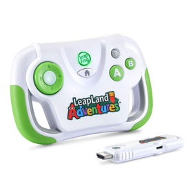 LeapFrog LeapLand Adventures key-unlock scene promotes early problem solving and curiosity.