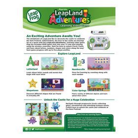 LeapFrog LeapLand Adventures multi-profile-progress saves kid progress across up to five profiles.