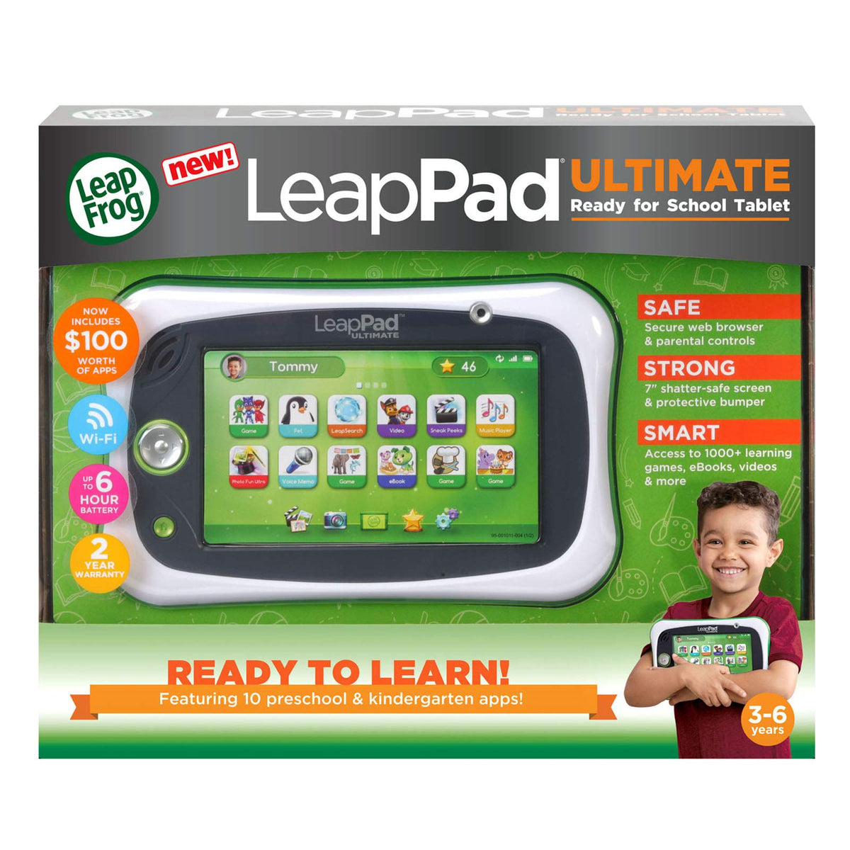 LeapFrog LeapPad Ultimate parental controls help families manage time.