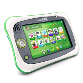 LeapFrog LeapPad Ultimate Ready for School tablet bumper closeup, protects during active play.