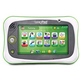 LeapFrog LeapPad Ultimate Ready for School tablet front view, durable kid-friendly design.