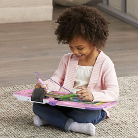 LeapFrog LeapStart 3D library collection with 25+ books shown.