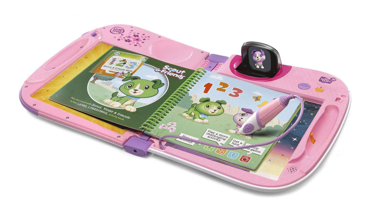 LeapFrog LeapStart 3D Violet front view promotes engaging early learning.