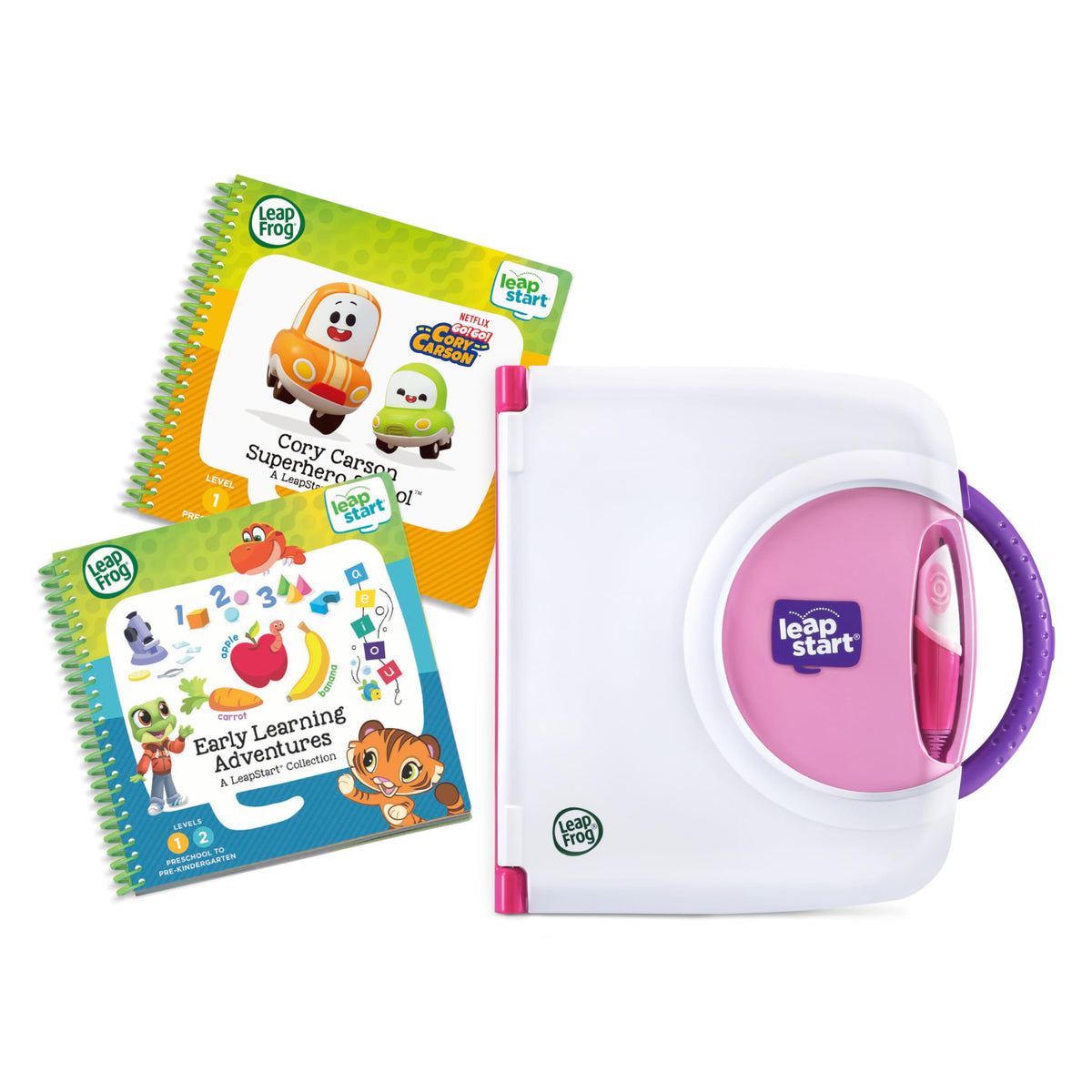 Interactive activity book adds variety to practice skills in a playful format.
