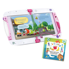 LeapFrog LeapStart Cory Carson book brings familiar characters into engaging lessons.