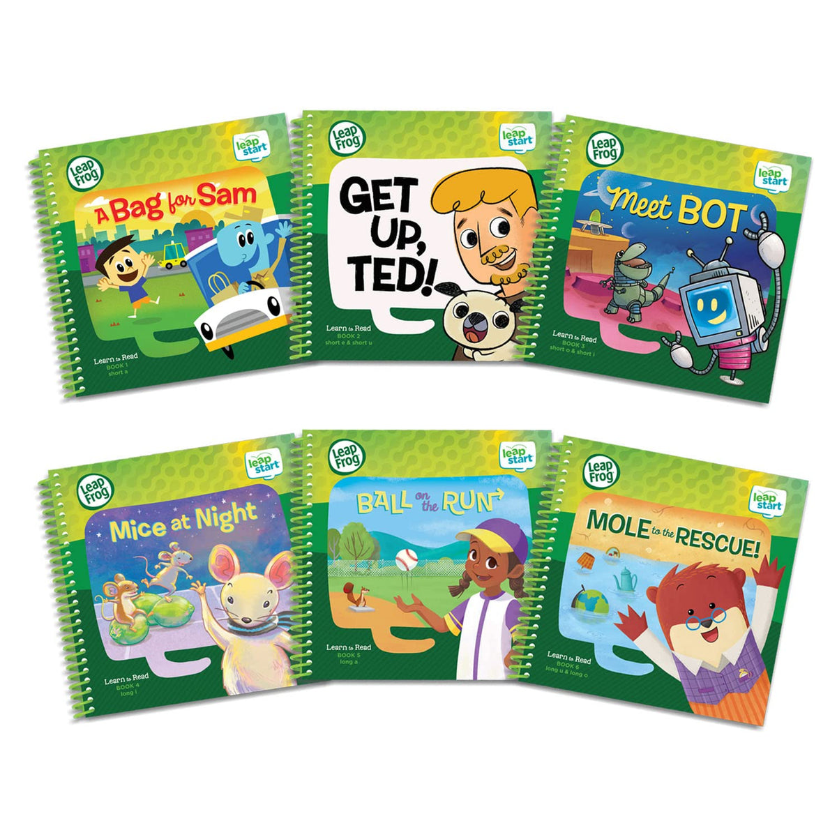 LeapFrog LeapStart Learn to Read Volume 1 front cover inviting curious readers to begin exploring letters