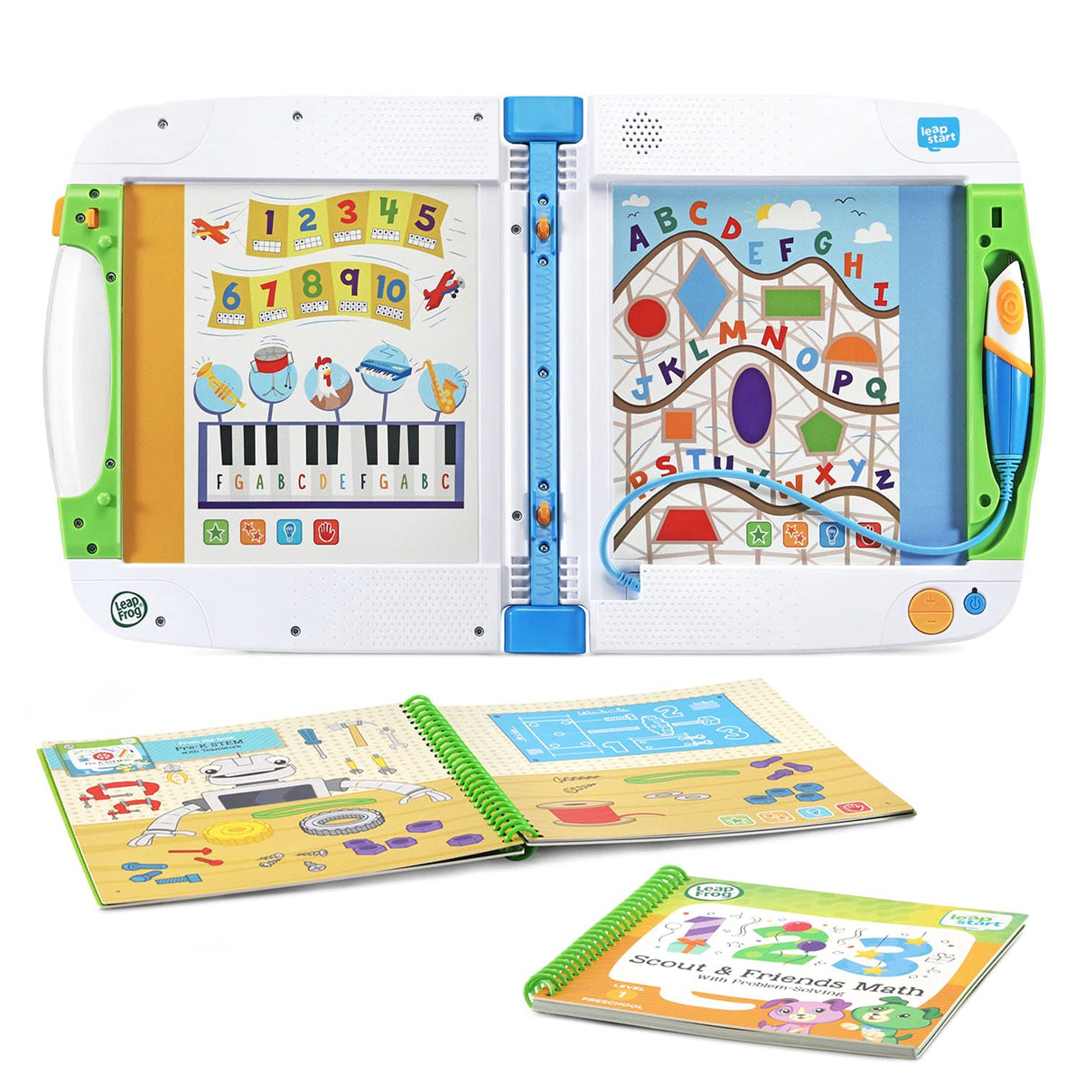 LeapFrog LeapStart bundle in green front view inviting interactive learning for early readers