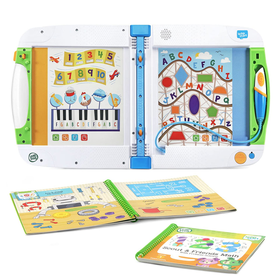 LeapFrog LeapStart bundle in green front view inviting interactive learning for early readers