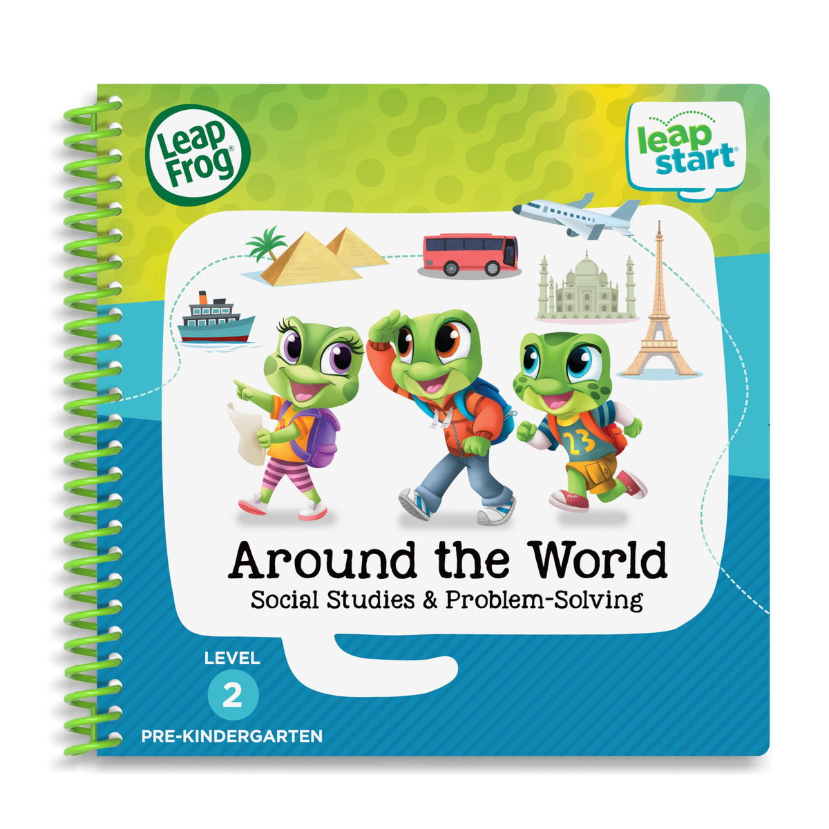 LeapFrog Around Town With PAW Patrol page shows problem solving adventures