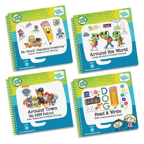 LeapFrog LeapStart Pre-K 4-Pack cover with colorful interactive books for curious learners
