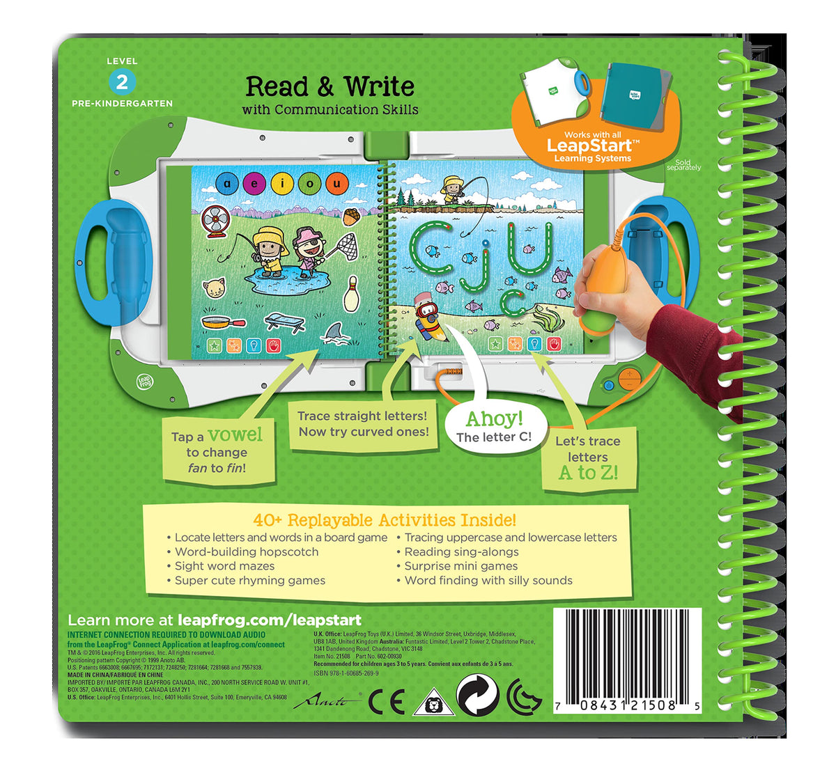 LeapFrog LeapStart replayable activities – extended practice with playful prompts