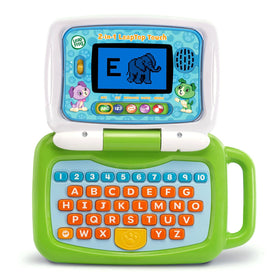 LeapFrog LeapTop Touch green front view for early literacy with A-Z keyboard