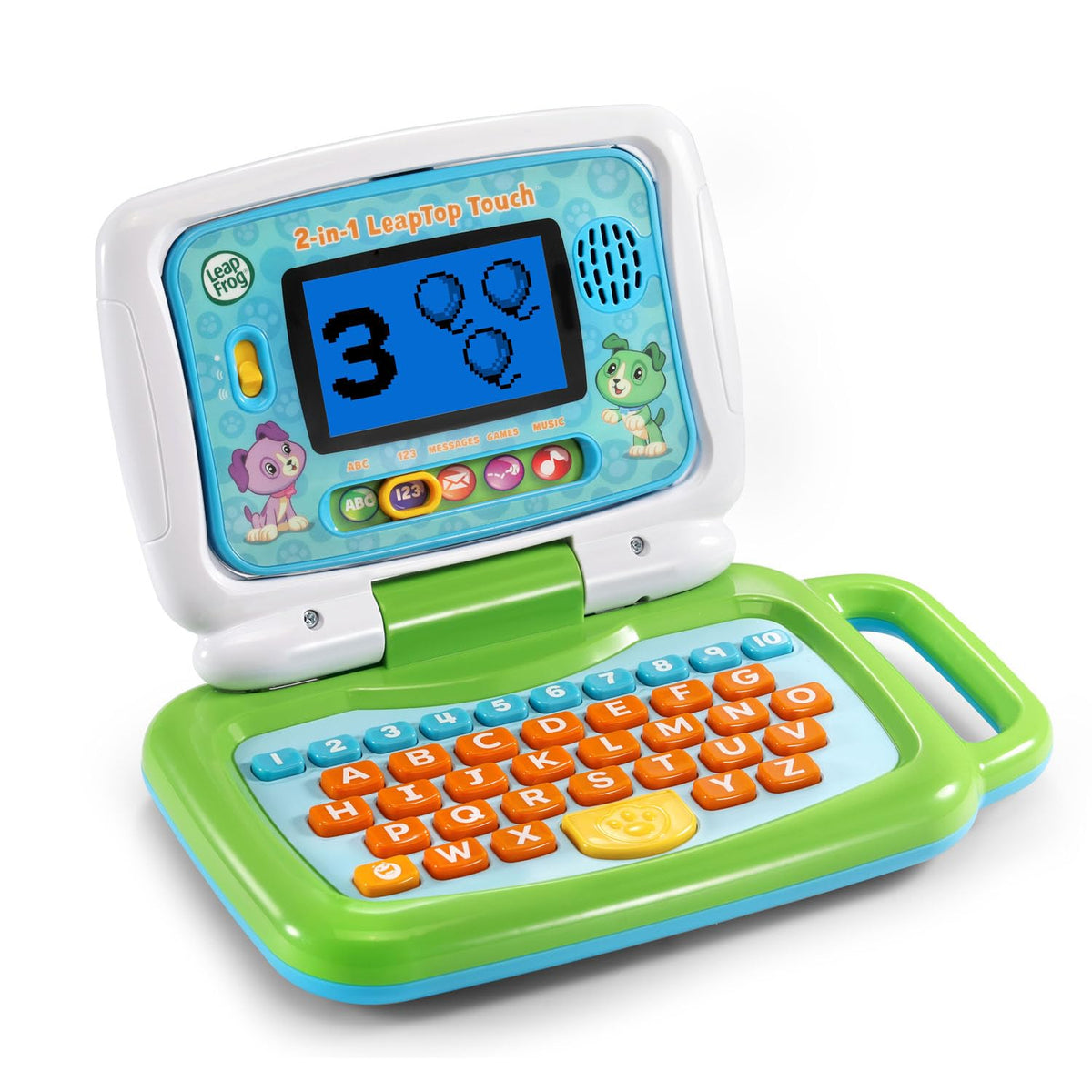 LeapFrog LeapTop Touch green laptop-to-tablet swivel for versatile learning