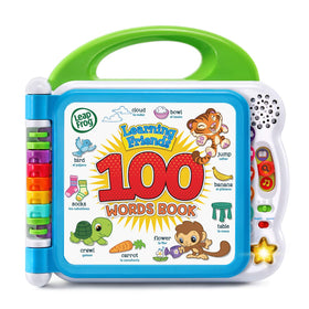 LeapFrog Learning Friends 100 Words Book green cover invites vocabulary exploration