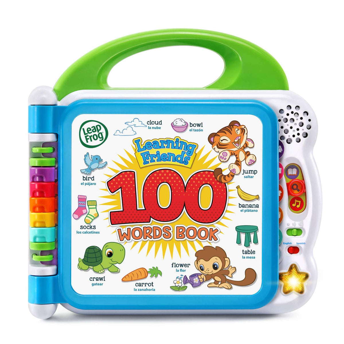 LeapFrog Learning Friends 100 Words Book cover sparks curiosity for toddlers.