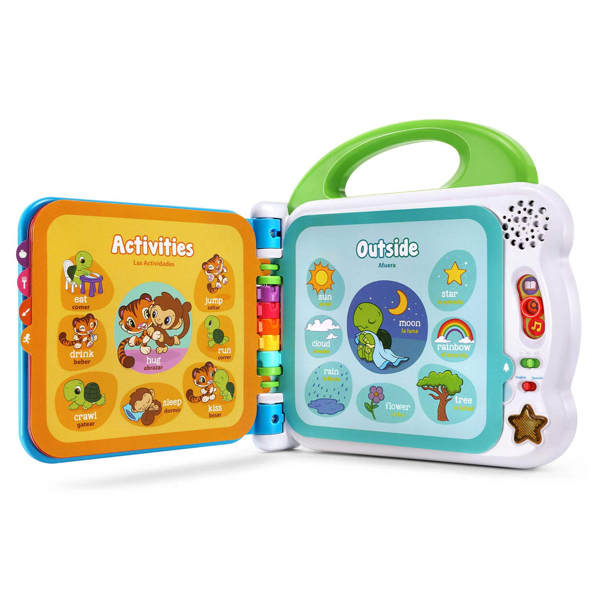 LeapFrog 100 Words Book provides touch-activated sound effects for engagement