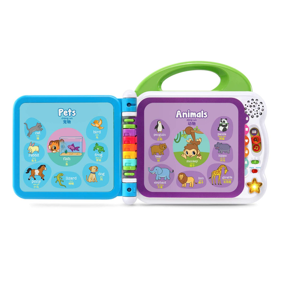 LeapFrog Learning Friends Monkey page highlights activities and real-life connections.