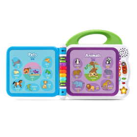 LeapFrog Learning Friends Monkey page highlights activities and real-life connections.