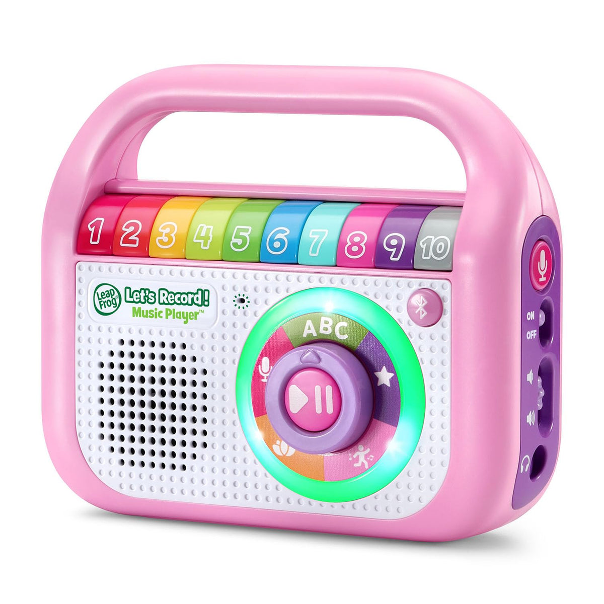 LeapFrog Let's Record learning songs cover letters and counting