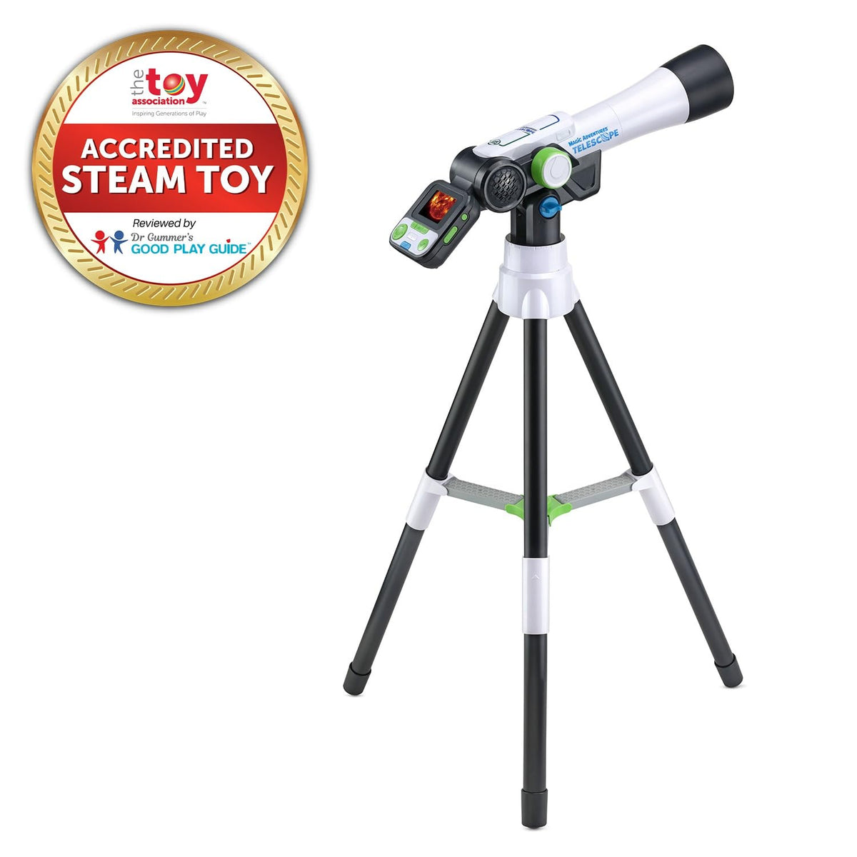 LeapFrog Magic Adventures Telescope 110x zoom reveals fine details for young stargazers