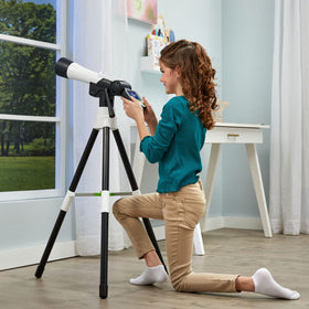 LeapFrog Magic Adventures Telescope battery demo shows operation power