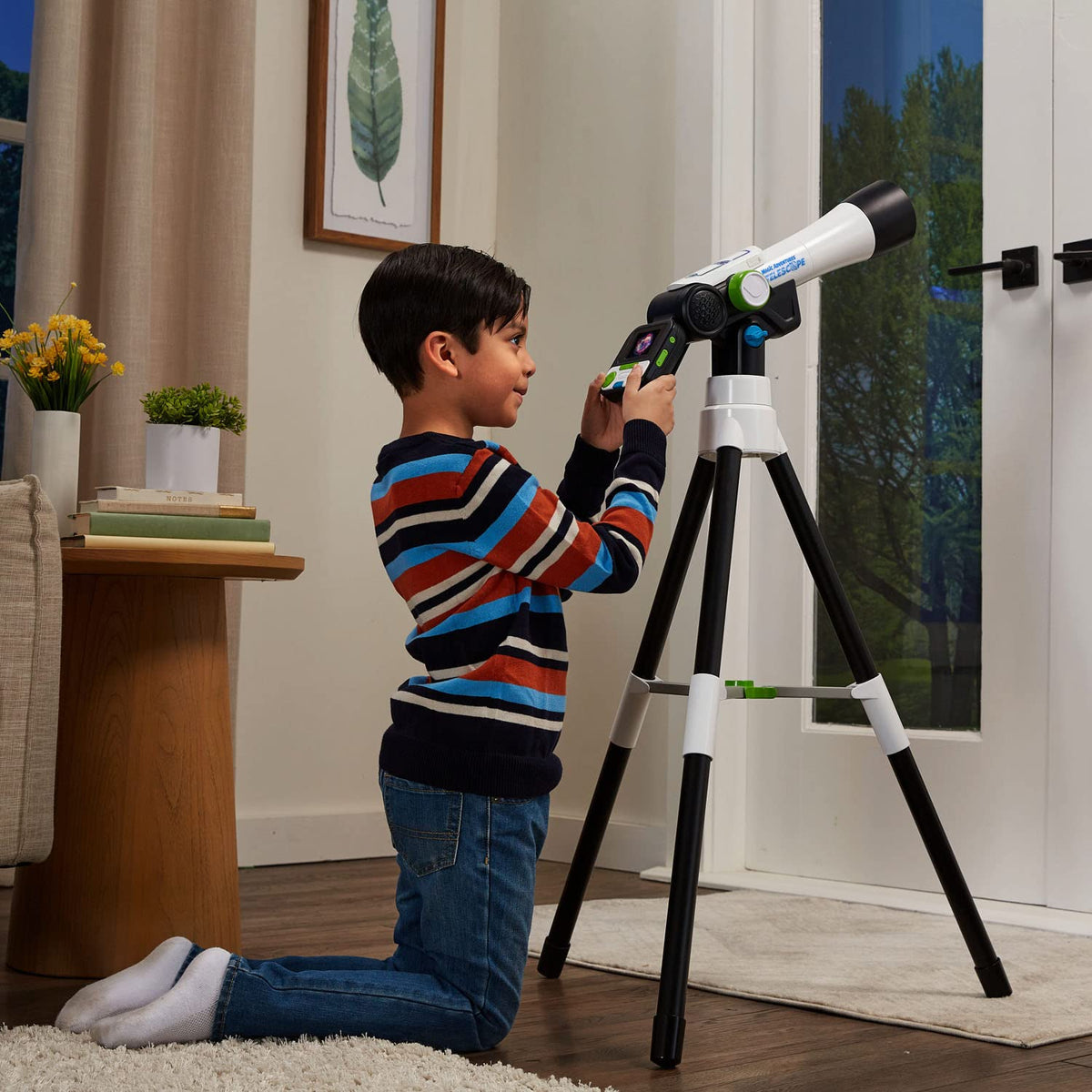 LeapFrog Magic Adventures Telescope Cosmic Cards storage support organized facts